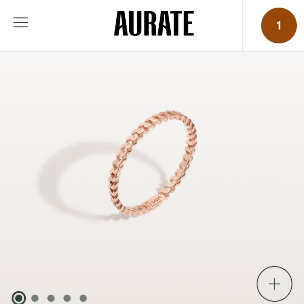 AURATE 14k Gold Ring
